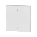 CWIZ-01/58 Klawisz pojedynczy, biały, połysk, roletowy