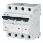 PL6-B25/4 Wyłącznik nadprądowy 6kA, In=25A, char. B, 4-bieg. seria PL6