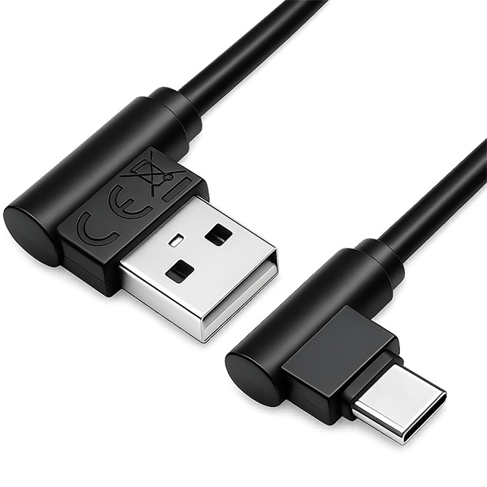 Qoltec Kabel USB typ C męski | USB 2.0 A męski | 1m