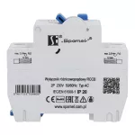 WYŁĄCZNIK RÓŻNICOWOPRĄDOWY 2P 40A 0,03A TYP AC 6KA