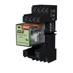 Przekaźnik interfejsowy 4P, zasilanie 24 V DC, 5A, 1S z gniazdem GN-4P