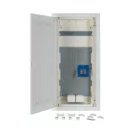 KLV-48HWM-W-SF Rozdzielnica multimedialna podtynk. G-K IP30 1x14 superpłaska, drzwi wifi