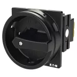 T0-1-8200/EA/SVB-SW Rozłącznik główny, 1 bieg., 20 A, funkcja awaryjnego zatrzymania , 90 °, blok. na kłódkę w pozycji Wył., montaż natablicowy, pokrętło czarne z blokadą na kłódkę