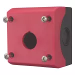 M22-SOL-IR1Q Obudowa natynkowa, 1 otwór 22mm, czerwona pokrywa