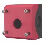 M22-SOL-IR1Q Obudowa natynkowa, 1 otwór 22mm, czerwona pokrywa