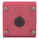 M22-SOL-IR1Q Obudowa natynkowa, 1 otwór 22mm, czerwona pokrywa