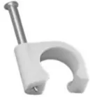 Uchwyt z gwoździem do mocowania przewodów okrągłych max. 10mm bag (100/20) STALCO FLOPO10