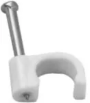 Uchwyt z gwoździem do mocowania przewodów płaskich max. 13mm YDYp (3 x 2.5) bag (100) STALCO FLOPP13