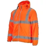 Kurtka softshell ostrzegawcza męska NEON pomarańczowy L STALCO SS090744045