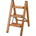 Drabina składana drewnopodobna 3-stopnie bez uchwytu STALCO PERFECT S020140413