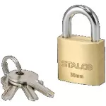 Kłódka mosiężna 30mm STALCO S024110230