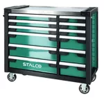 Szafka narzędziowa 12 szuflad, blat nierdzewny STALCO S026300012