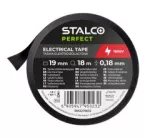 Taśma izolacyjna PVC 0,18mm x 19mm x 18m czarny (10) STALCO PERFECT S042276632