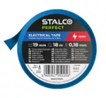 Taśma izolacyjna PVC 0,18mm x 19mm x 18m niebieski (10) STALCO PERFECT S042276634