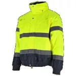 Kurtka ocieplana ostrzegawcza męska BOMBER 3in1 żółty XL STALCO S090700020
