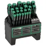 Wkrętaki i końcówki wkrętakowe, zestaw 114elem. CrV STALCO S-12399