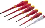 Wkrętaki elektrotechniczne 6 elem. STALCO S-12445