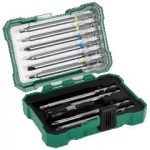 Zestaw bitów ze stali S2 100mm z adapterem, 11elem. STALCO S-13720