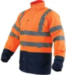 Kurtka ocieplana ostrzegawcza męska FLASH pomarańczowy 3XL STALCO S-44062