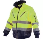 Kurtka ocieplana ostrzegawcza męska PILOT HI-VIS żółty 3XL STALCO S-44103