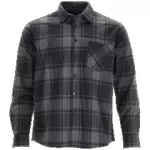 Koszula flanelowa SQUARE grafitowy M - 41 STALCO S-51152