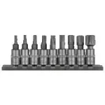 Zestaw bitów na nasadkach Torx 1/4” 9 elem. STALCO S-54019