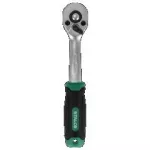 Grzechotka odgięta 1/4” 72 zęby 145mm STALCO S-54035