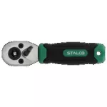 Grzechotka do bitów i nasadek 1/4” 72 zęby 105mm STALCO S-54104