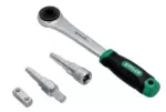 Grzechotka do kluczy sztorcowych do śrubunków, adapter 1/2” 4elem. STALCO S-56268