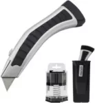 Nóż z ostrzem trapezowym + kabura + ostrza STALCO PERFECT S-67451