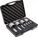 Zestaw otwornic diamentowych 6-75mm uchwyt M14 kpl 11elem. STALCO PERFECT S-71038
