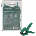Zestaw ścisków sprężynowych, 1,5kg, 25mm 8 szt STALCO S-76580