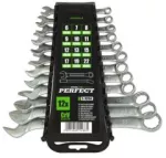 Klucze płasko - oczkowe 6-22mm 12elem. polerowane box STALCO PERFECT S-76784