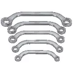 Zestaw kluczy oczkowych typu C 5elem. CrV STALCO PERFECT S-76896