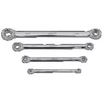 Zestaw kluczy oczkowych TORX 4elem. E6X8, E10X12, E14X18, E20X24 CrV STALCO PERFECT S-76898