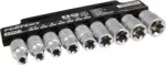 Zestaw nasadek 1/2” 9elem Torx wew. STALCO PERFECT S-77112