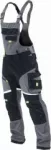 Spodnie ogrodniczki HEAVY LINE szary LS STALCO PERFECT S-78572