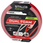 Taśma montażowa dwustronna, piankowa 19mm x 5m STALCO PERFECT S042276665