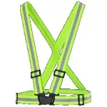 Szelki odblaskowe REFLEKT żółty ONE SIZE STALCO S091571501