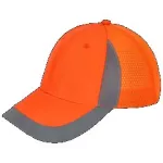 Czapka z daszkiem odblaskowa PICK pomarańczowy ONE SIZE STALCO S091444226