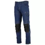 Spodnie robocze jeansowe DANNY granatowy 3XL STALCO S090101018