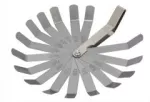 Szczelinomierz 16 listków zakrzywionych (0.127 - 0.508mm) stal nierdzewna STALCO S010510216