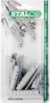 Kołek rozporowy z wkrętem łeb sześciok. (klucz 13) 12/8x60 blister (5) 1/12/72 STALCO BK1280060