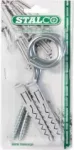 Kołek rozporowy z hakiem oczkowym otwartym 12/8x90 blister (2) 1/12/72 STALCO BKHOO12