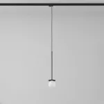 Cotton 400 fi100 track max.1x1,9W, G9, 230V czarny głęboki (mat struktura) RAL 9005 (przewód czarny)