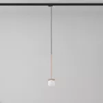 Cotton 350 fi100 track max.1x1,9W, G9, 230V kolor miedzi (gładki mat) (przewód czarny)