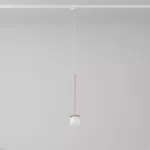 Cotton 400 fi100 track max.1x1,9W, G9, 230V kolor miedzi (gładki mat) (przewód transparentny)