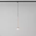 Cotton 450 fi100 track max.1x1,9W, G9, 230V kolor miedzi (gładki mat) (przewód czarny)