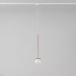 Cotton 450 fi100 track max.1x1,9W, G9, 230V kolor miedzi (gładki mat) (przewód transparentny)