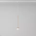 Cotton 500 fi100 track max.1x1,9W, G9, 230V kolor miedzi (gładki mat) (przewód transparentny)